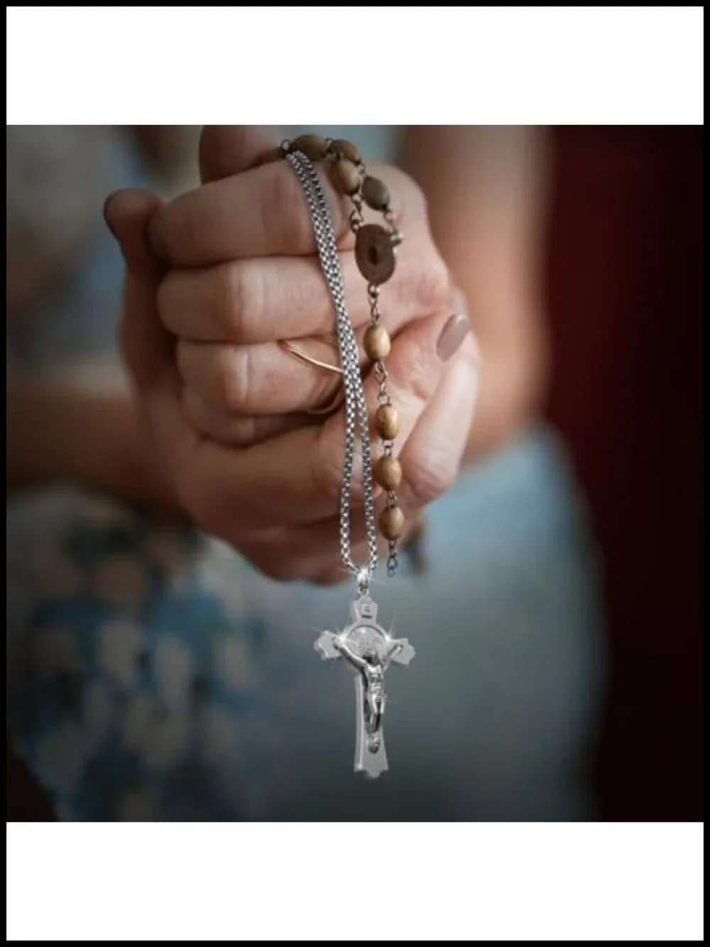 St Benedict Crucifix Necklace for Protection Religious Faith Pendant Gift